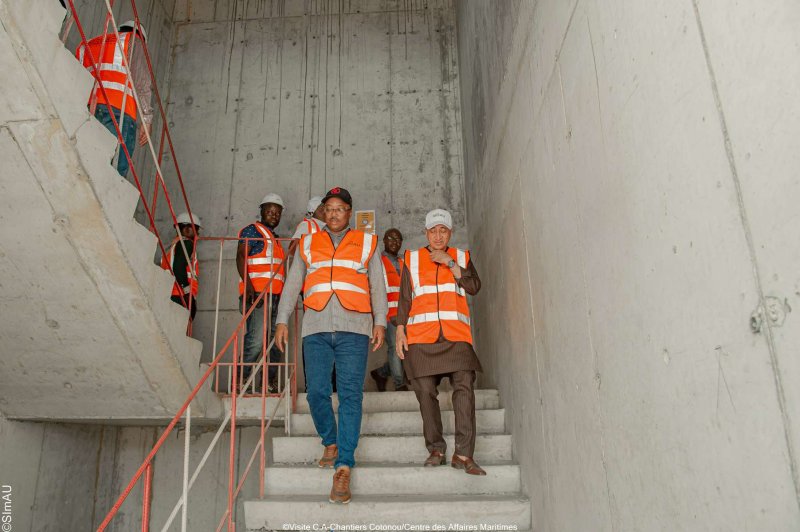 Visite du Comité d'Administration au Centre des Affaires Maritimes à Cotonou